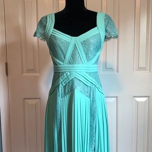 BCBG Sea Green Spring Dress